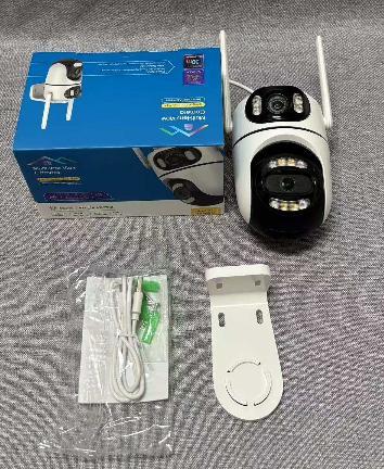 Câmara iCSee Wi‑Fi dupla — 4MP
