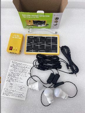 Kit solar de iluminação — 3 lâmpadas